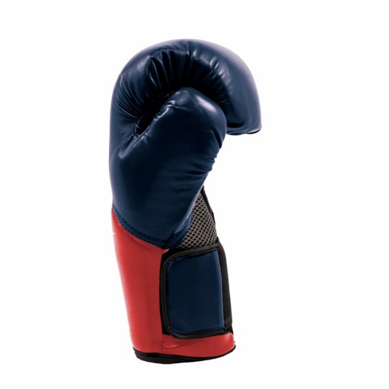 Blue Red Everlast Elite Unisex Training Gloves | 26507PMAJ