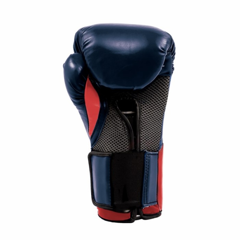 Blue Red Everlast Elite Unisex Training Gloves | 26507PMAJ