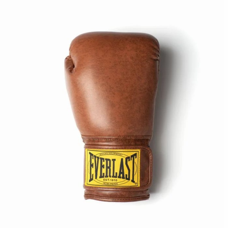 Brown Everlast 1910 Classic Unisex Boxing Gloves | 37815MCEK