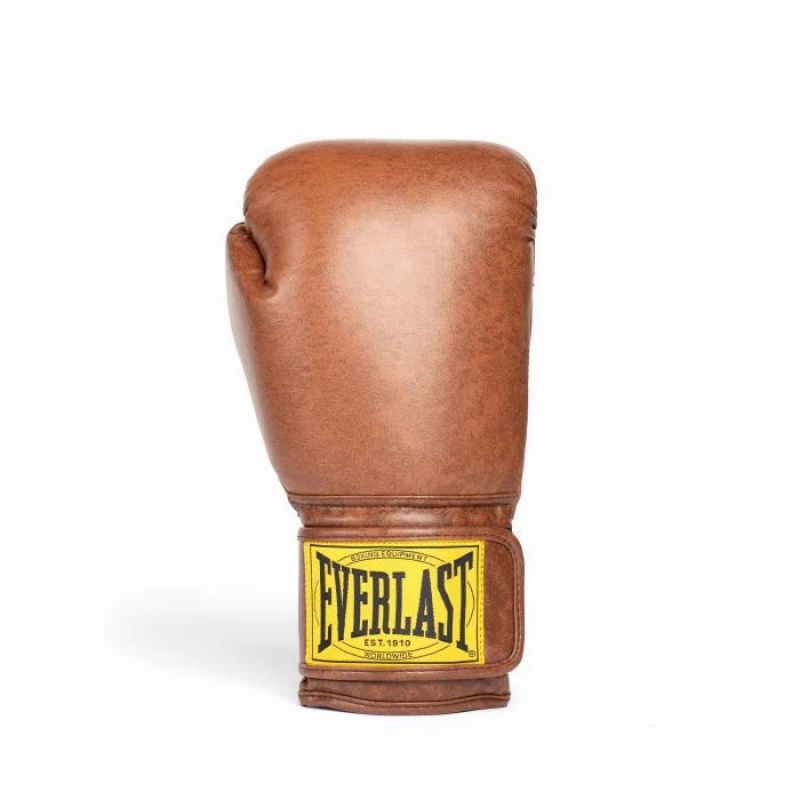 Brown Everlast 1910 Classic Unisex Boxing Gloves | 37815MCEK