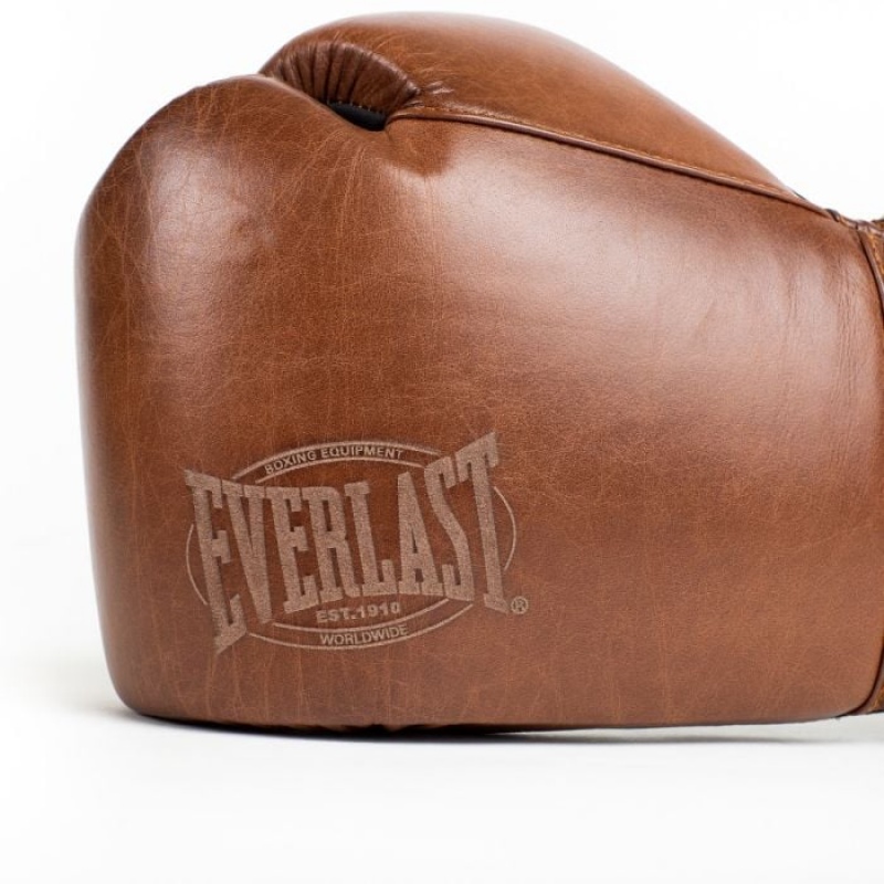 Brown Everlast 1910 Classic Unisex Training Gloves | 21960EIPA