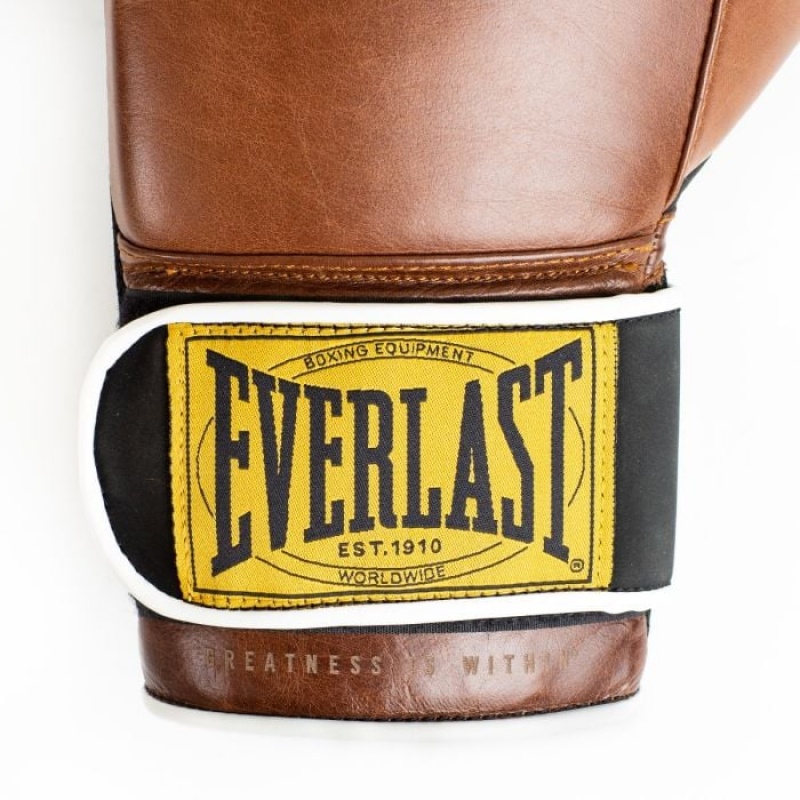 Brown Everlast 1910 Classic Unisex Training Gloves | 21960EIPA