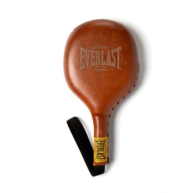 Brown Everlast 1910 Striking Paddles Unisex Punch Mitts | 80926ILXD