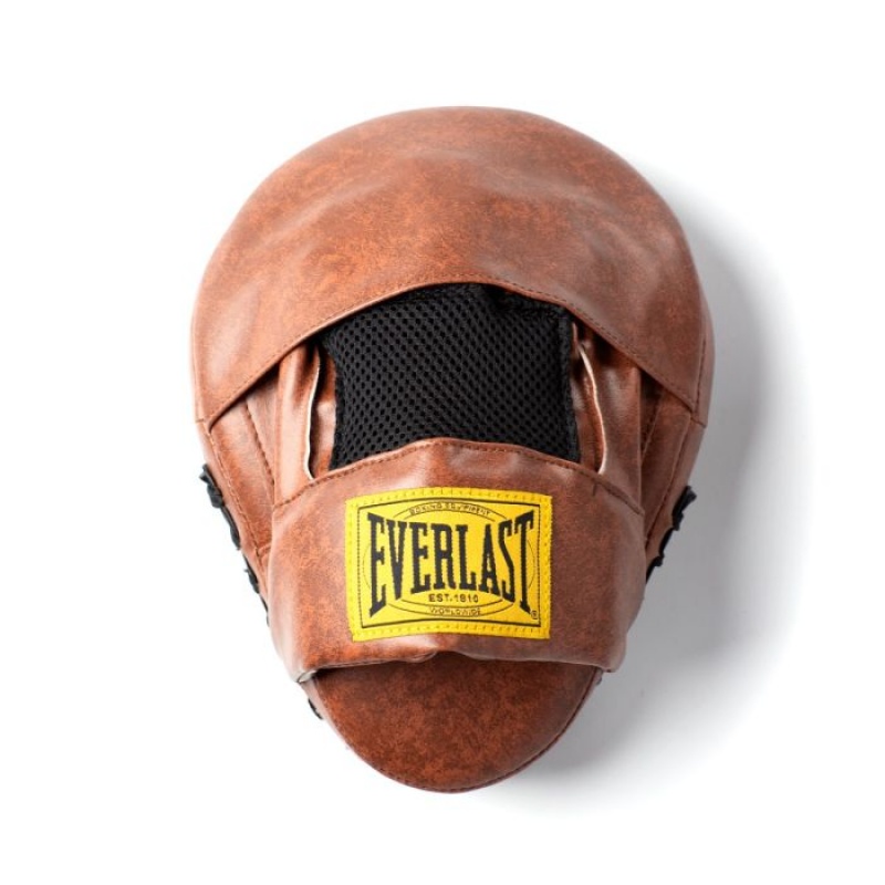 Brown Everlast 1910 Unisex Punch Mitts | 20836DXMN