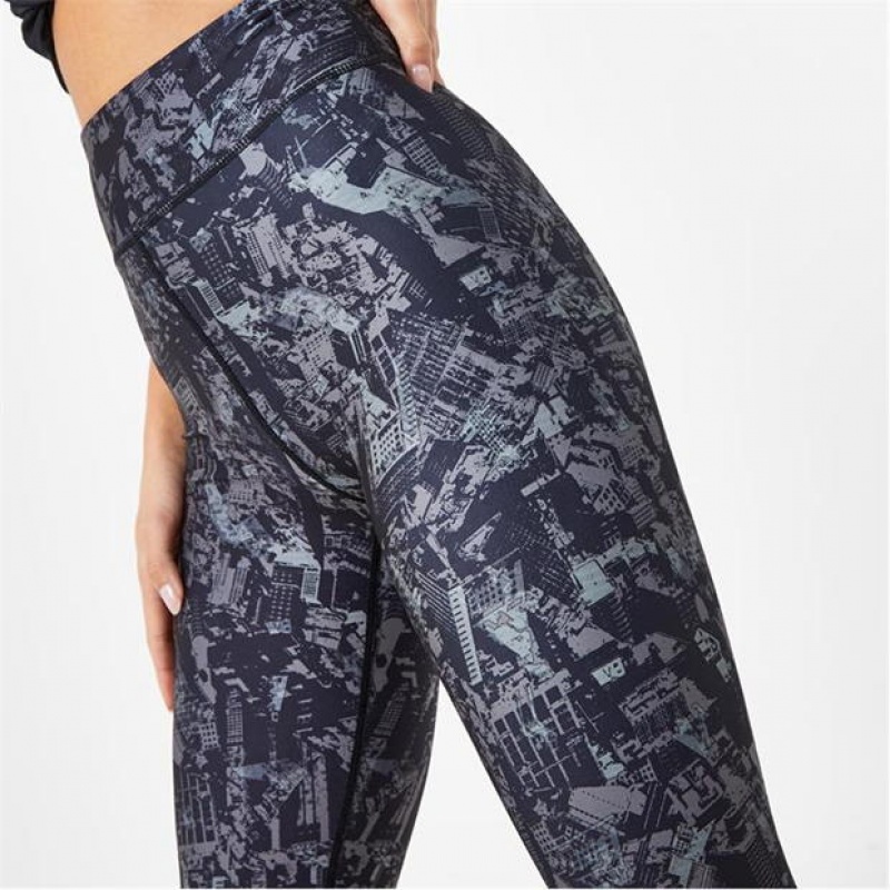 City Print Everlast Elite Poly Women's Legging | 27401LGNE