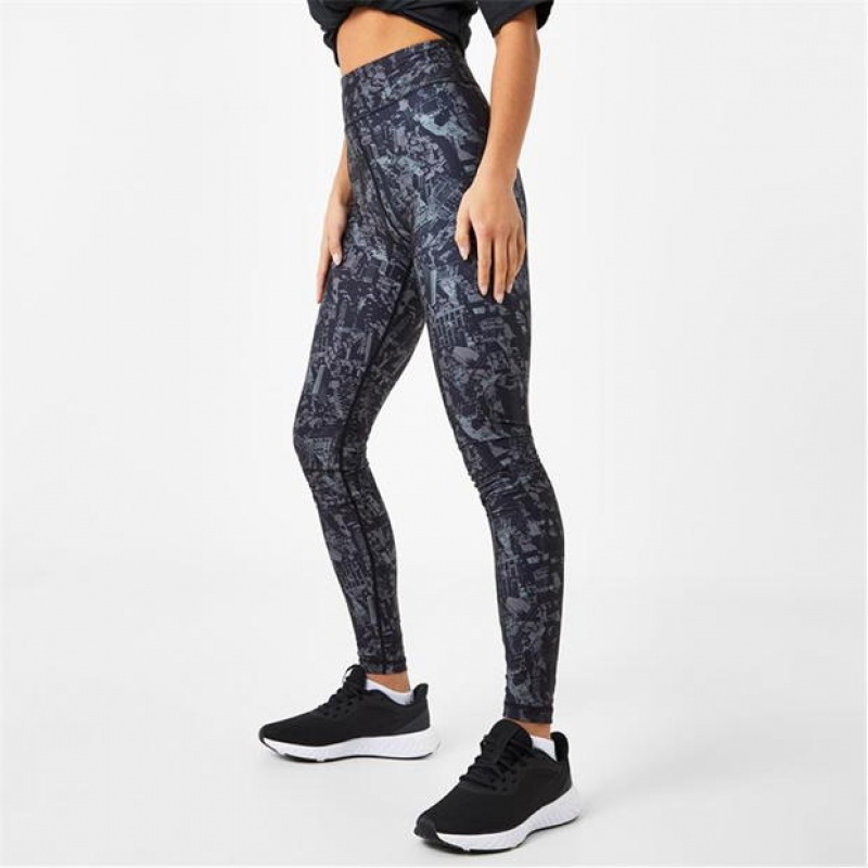 City Print Everlast Elite Poly Women\'s Legging | 27401LGNE