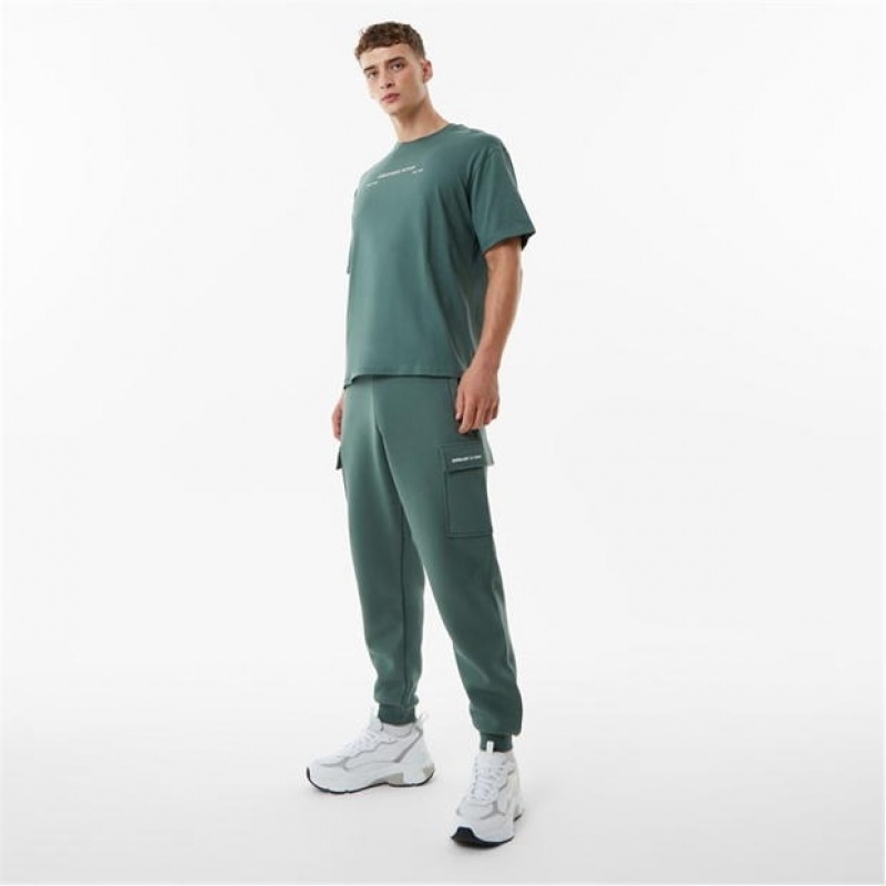 Green Everlast Cargo Men's Sweatpants & Joggers | 07934PGDY