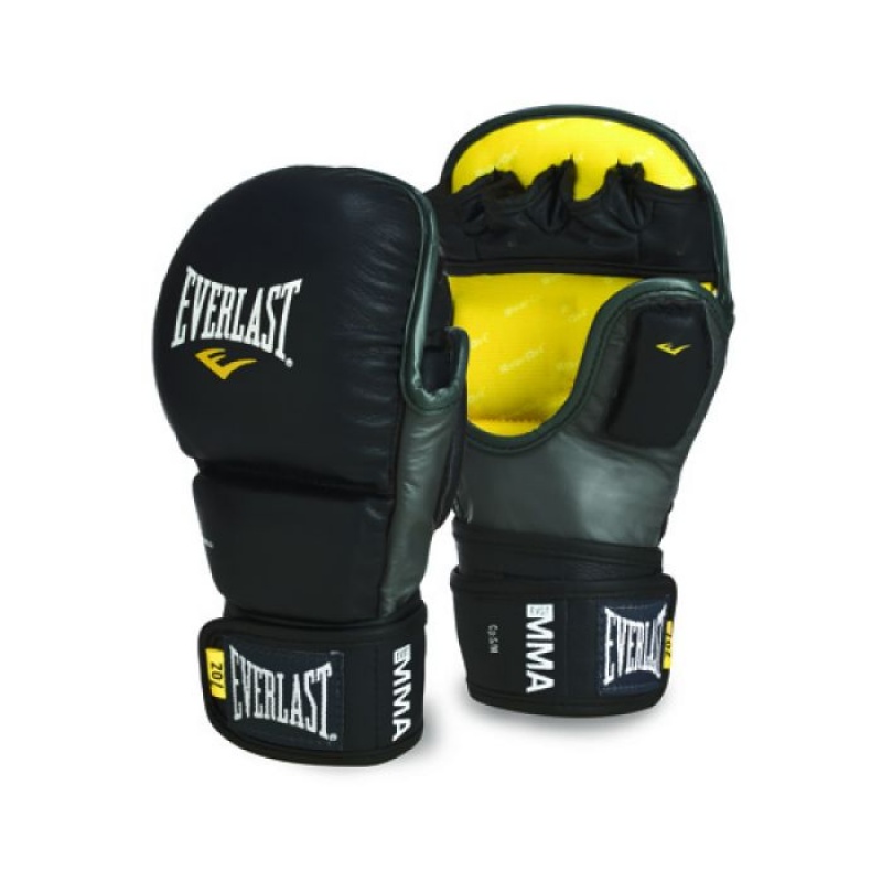 Green Everlast Elite Pro Striking Unisex MMA Gloves | 14893IPHO