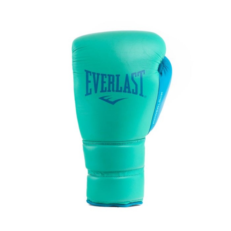 Green Everlast Powerlock2 Pro Laced Training Unisex Boxing Gloves | 45128ZSPG