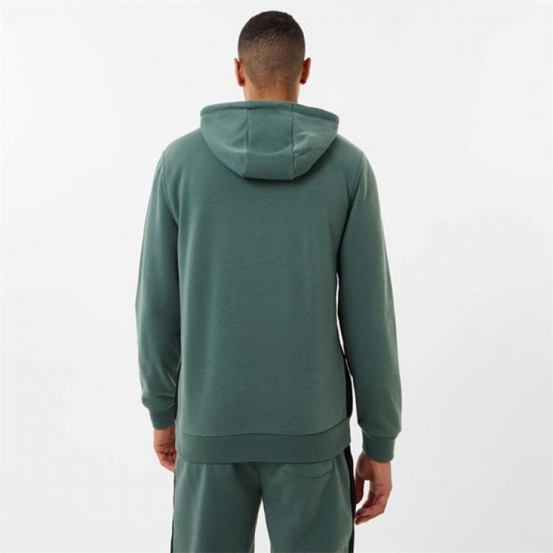 Green Everlast Premium Overhead Men's Hoodie | 24673IYBV