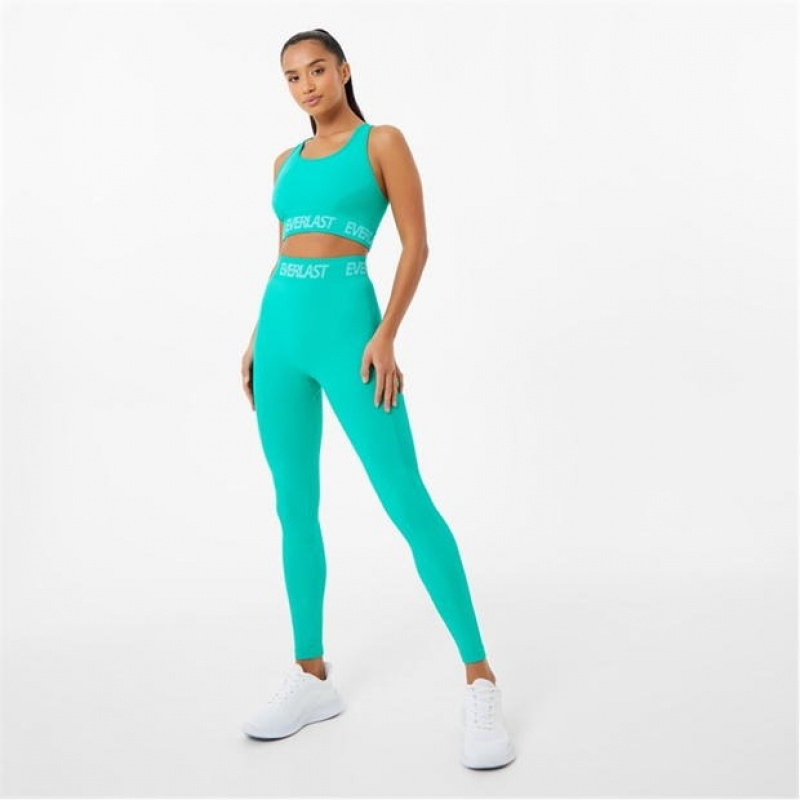 Green Everlast Seamless Highwaisted Women's Legging | 81639FPSC