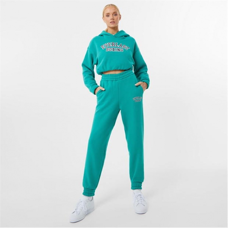 Green Everlast Women's Sweatpants & Joggers | 06258TPNE