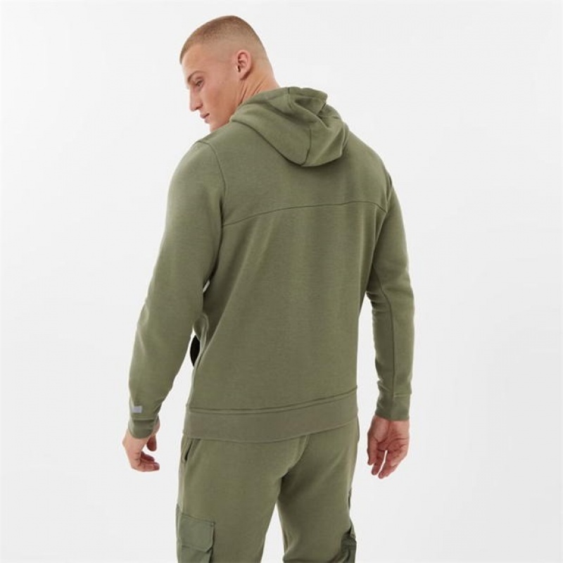 Green Everlast X Fleece Men's Hoodie | 29408RCQZ