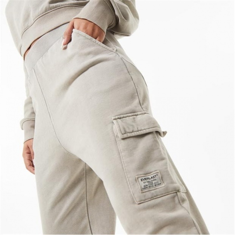 Grey Everlast Cargo X Women's Sweatpants & Joggers | 10974OXHT