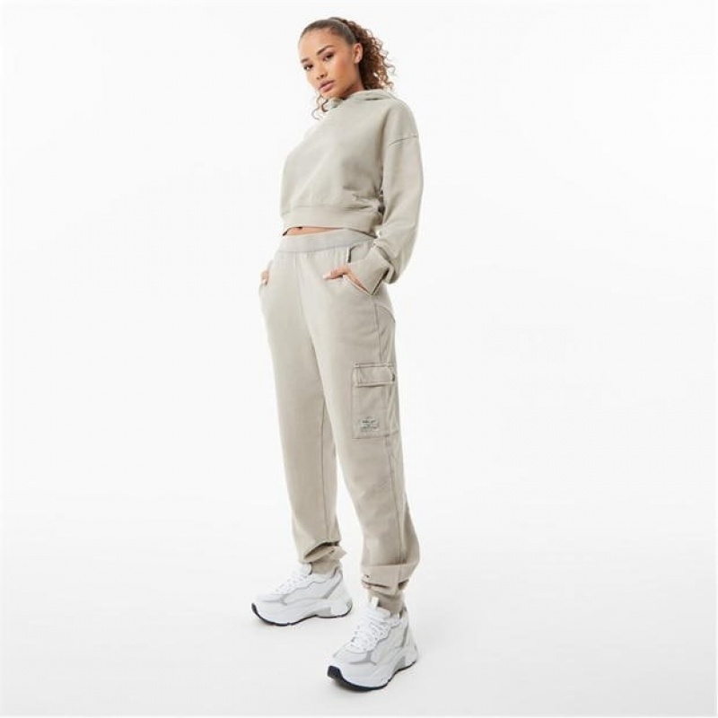 Grey Everlast Cargo X Women's Sweatpants & Joggers | 10974OXHT