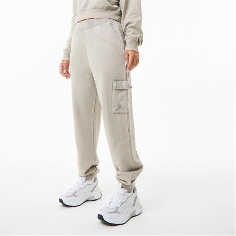 Grey Everlast Cargo X Women\'s Sweatpants & Joggers | 10974OXHT