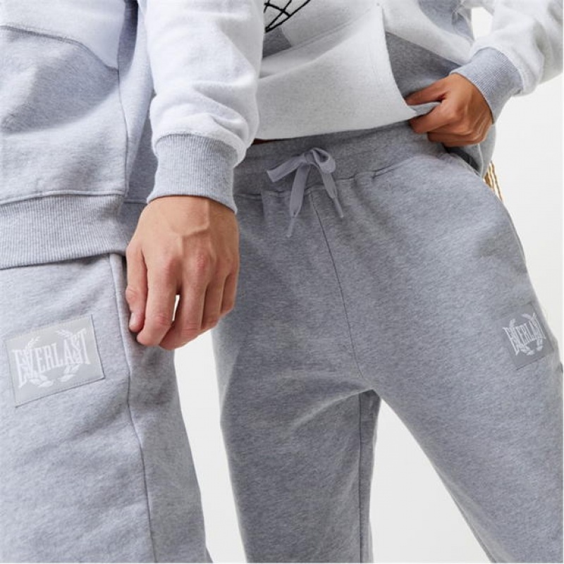 Grey Everlast Contrast Women's Sweatpants & Joggers | 17539GSBL