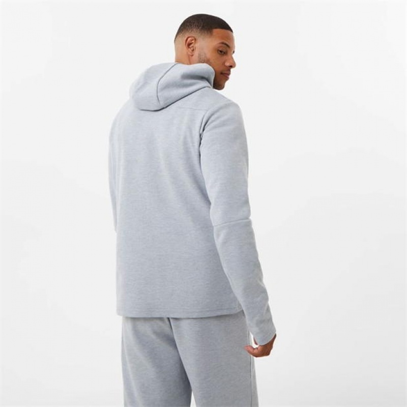 Grey Everlast Elevated Overhead Men's Hoodie | 95326HEBF