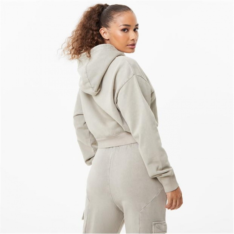 Grey Everlast Grphc Women's Hoodie | 73046MLFK