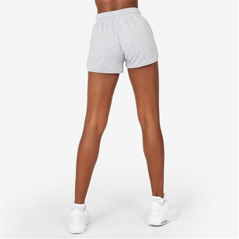 Grey Everlast Logo Women's Shorts | 73920ACDO