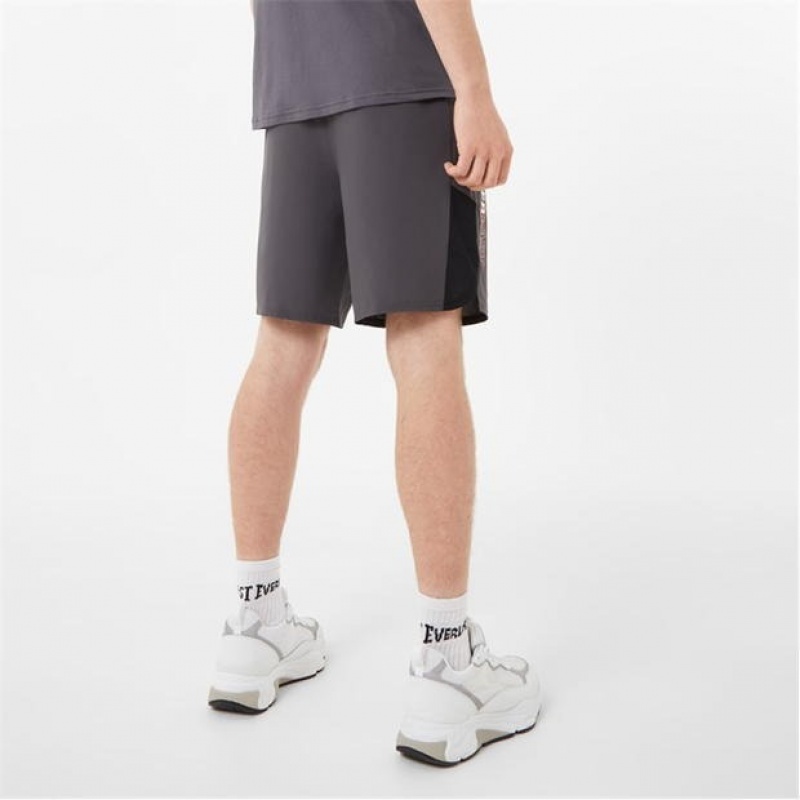 Grey Everlast Performance 9 inch Men's Shorts | 73856CFWD