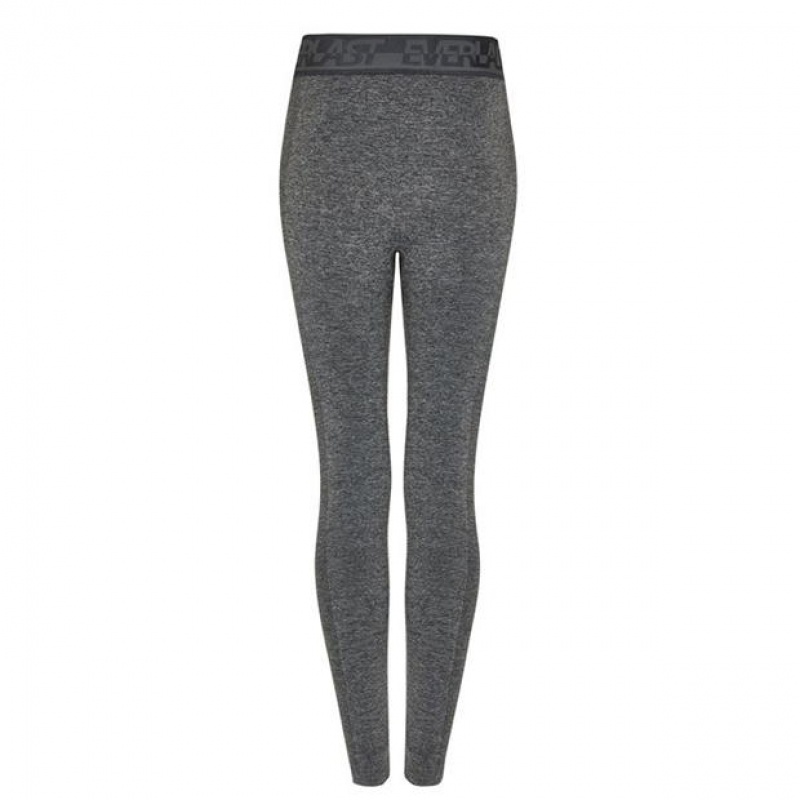 Grey Everlast Seamless Highwaisted Women's Legging | 91562RHKV