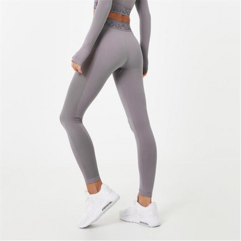 Grey Everlast Seamless Highwaisted Women's Legging | 15406KJIZ