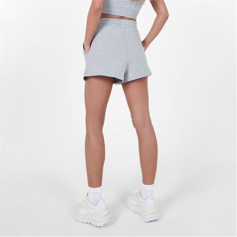 Grey Everlast Women's Shorts | 85729CBEK