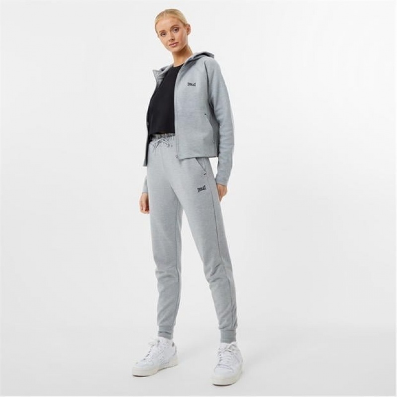 Grey Everlast Women's Sweatpants & Joggers | 50632URFN