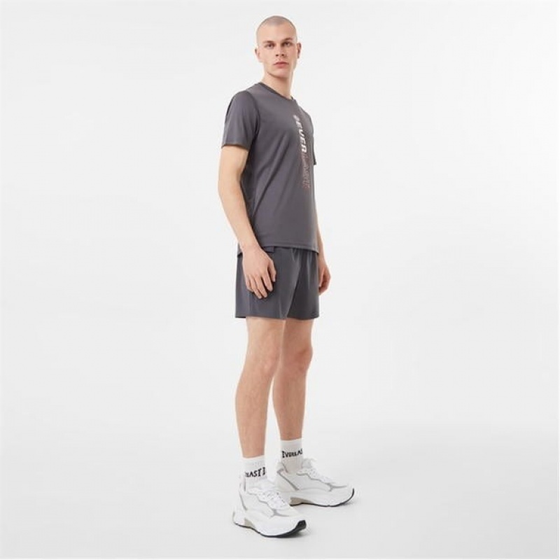 Grey Everlast X Cargo Men's Shorts | 17905TKOH