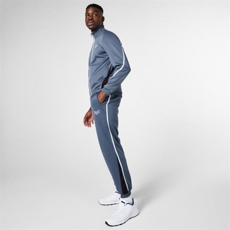 Grey Everlast X Ovie Soko Basketball Track Men's Sweatpants & Joggers | 40978QSAZ