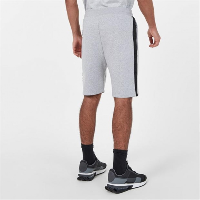 Grey Everlast X Taped Men's Shorts | 82049PKMN