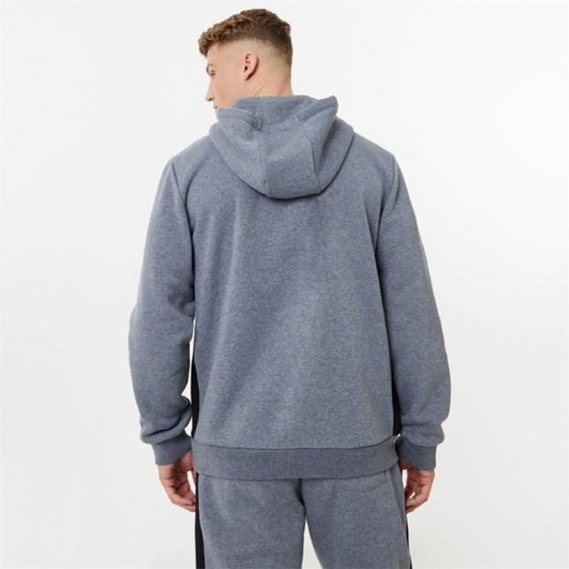 Light Grey Everlast Premium Overhead Men's Hoodie | 91057RGDN