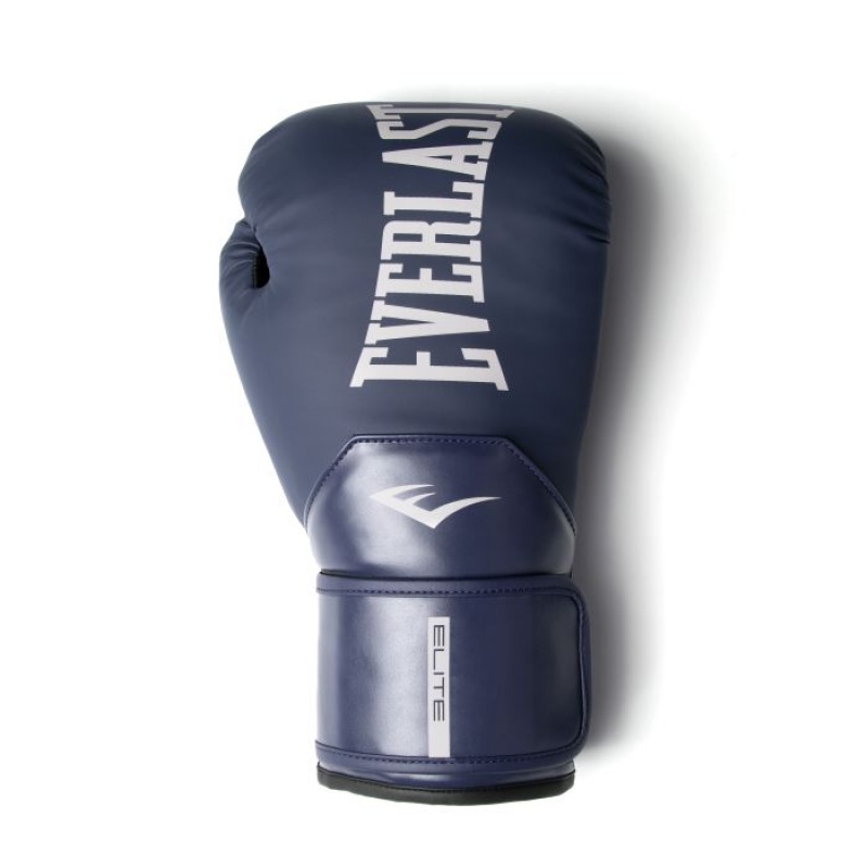 Navy Everlast Elite 2 Unisex Boxing Gloves | 15036VWTH