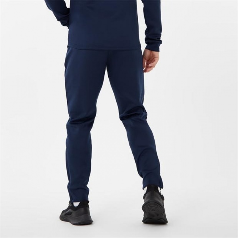 Navy Everlast Essential Track Men's Sweatpants & Joggers | 86543STLI