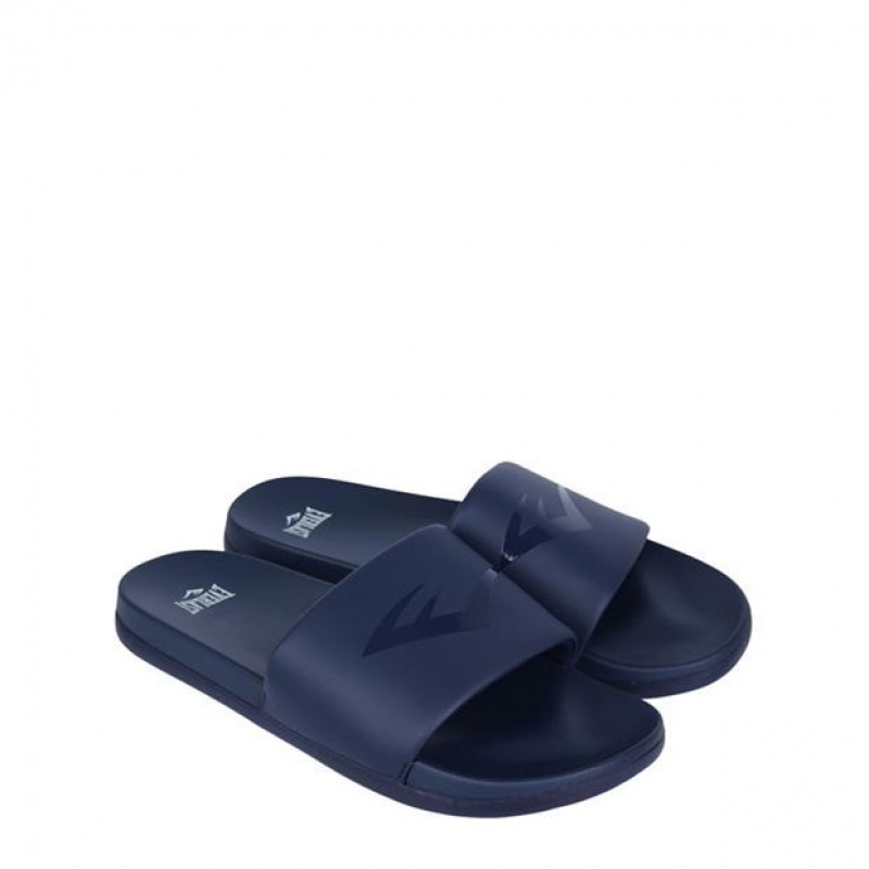 Navy Everlast Godan Men's Sliders | 12537OTEU