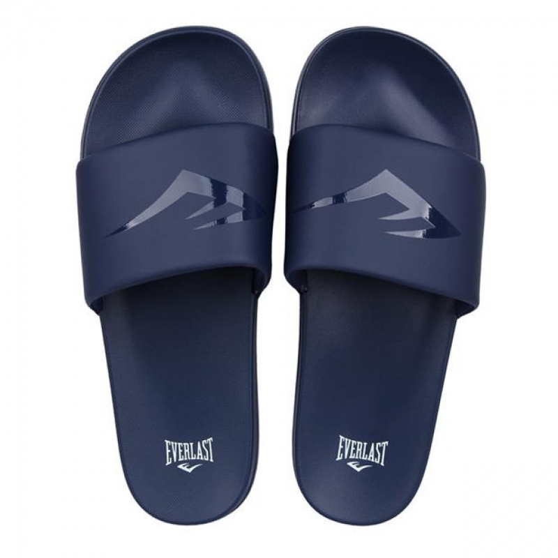 Navy Everlast Godan Men's Sliders | 12537OTEU