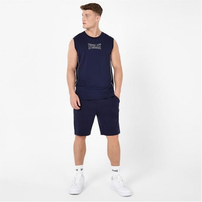 Navy Everlast Men's Baketball Jersey | 01653OGUE