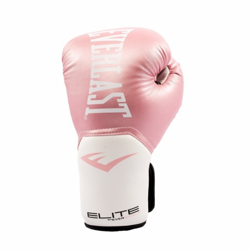 Pink Everlast Elite ProStyle Training Unisex Boxing Gloves | 82071YSDM