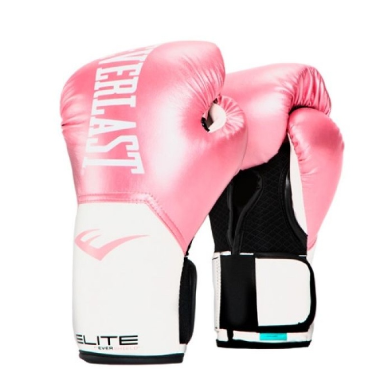 Pink Everlast Elite ProStyle Training Unisex Boxing Gloves | 82071YSDM