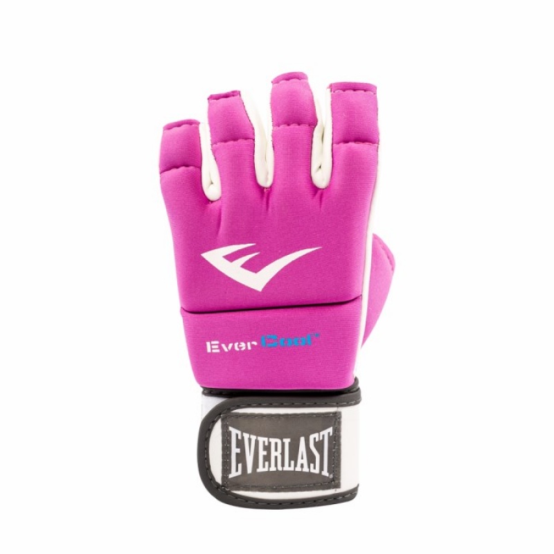 Pink Everlast Evercool Kickboxing Unisex Boxing Gloves | 30185EIMC