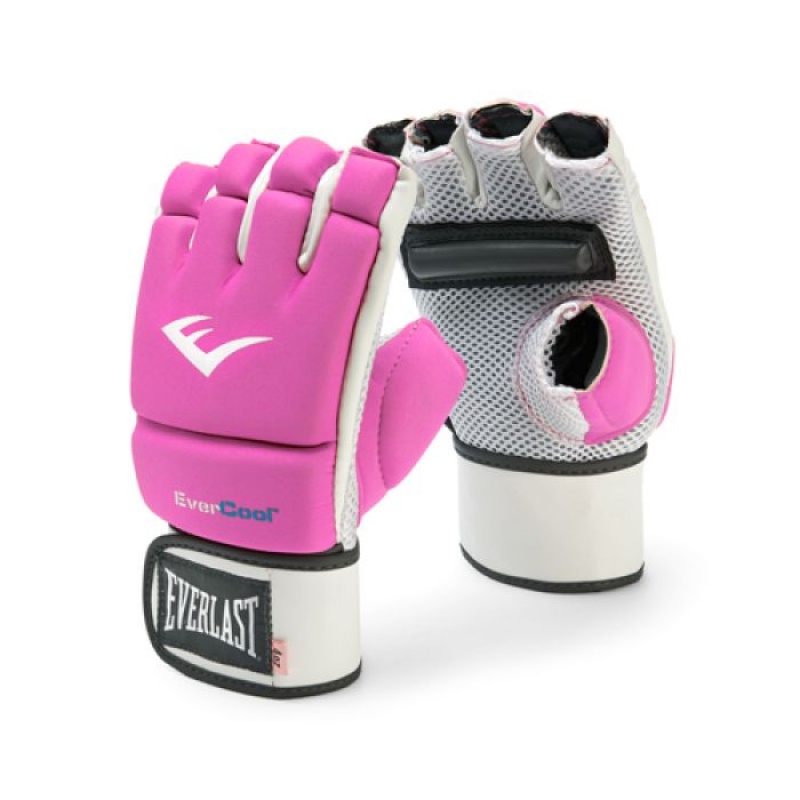 Pink Everlast Evercool Kickboxing Unisex Boxing Gloves | 30185EIMC