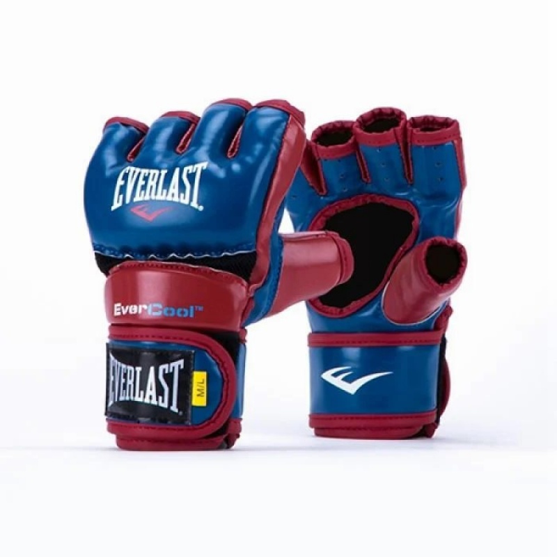 Red Blue Everlast Everstrike Unisex Training Gloves | 09638AUCE