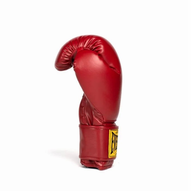 Red Everlast 1910 Classic Unisex Boxing Gloves | 71968OKXC