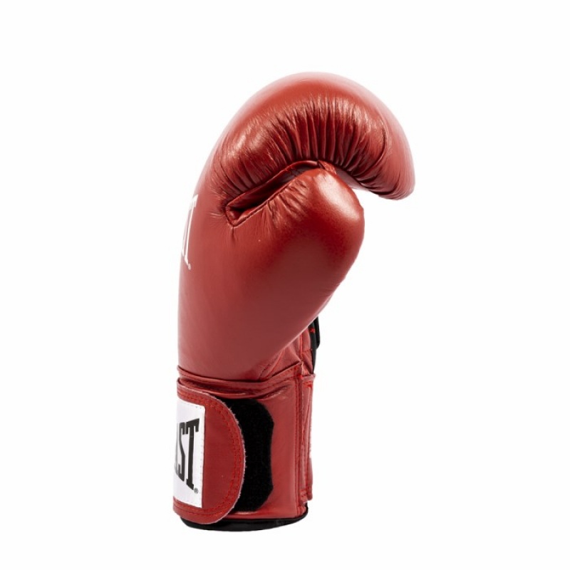 Red Everlast Amateur Competition Fight Unisex Boxing Gloves | 52691XSKW