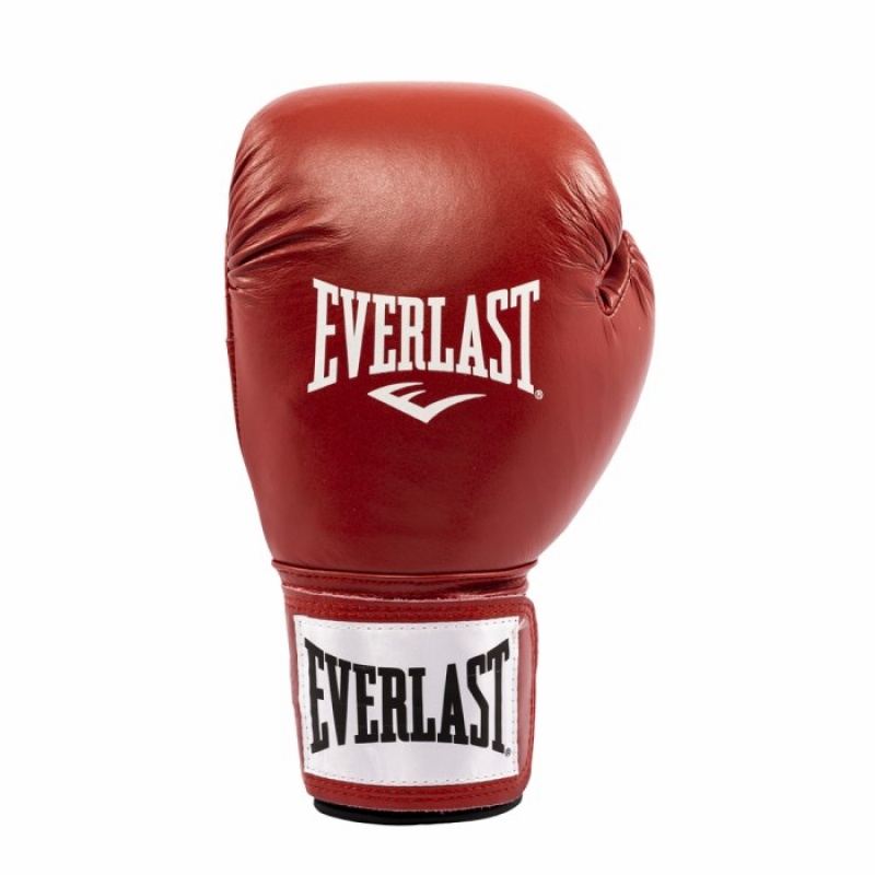 Red Everlast Amateur Competition Fight Unisex Boxing Gloves | 52691XSKW