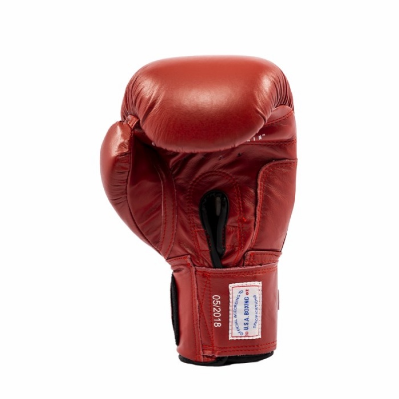 Red Everlast Amateur Competition Fight Unisex Boxing Gloves | 52691XSKW