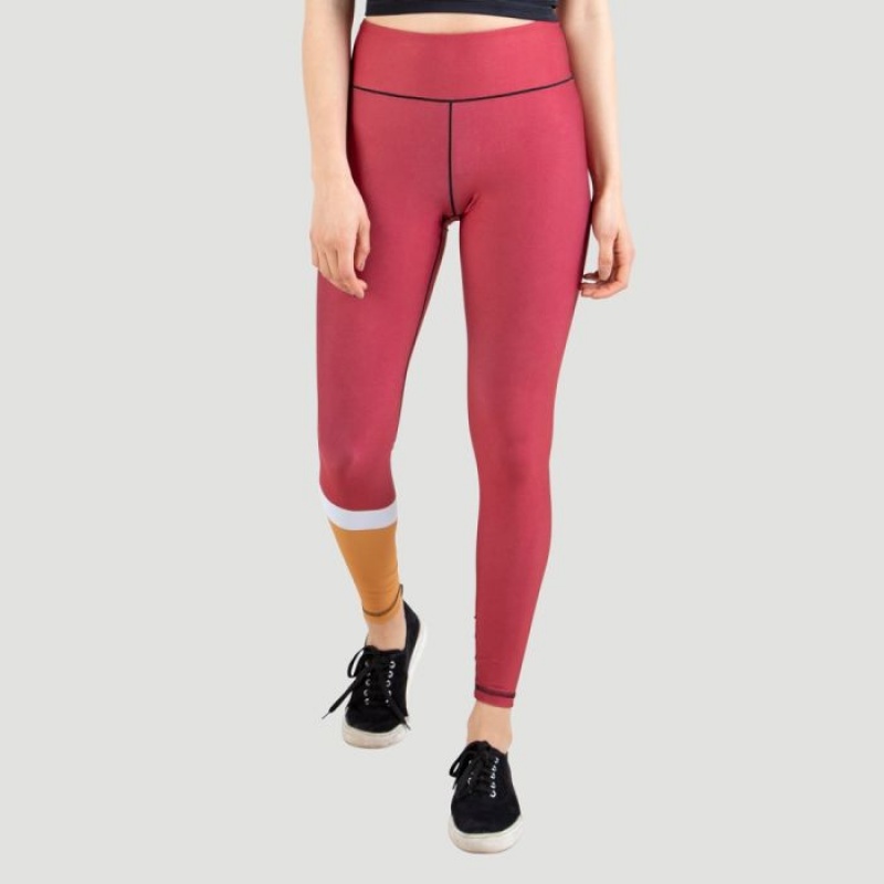 Red Everlast Colorplay Women\'s Legging | 15908XZWE