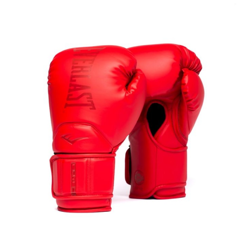 Red Everlast Elite 2 Pro Training-Hook and Loop Unisex Boxing Gloves | 13650CONZ