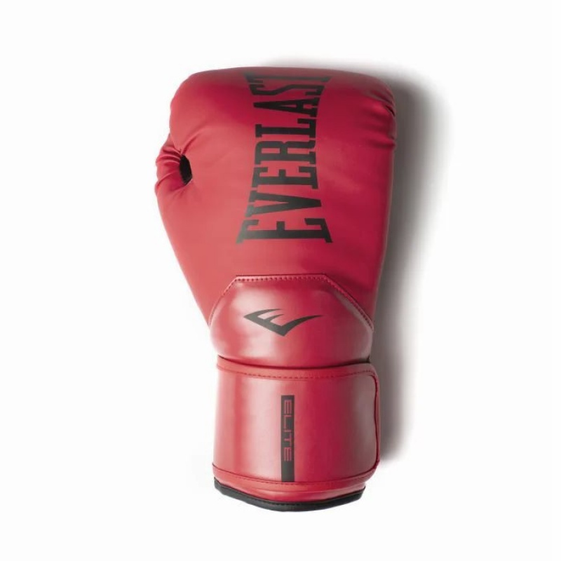 Red Everlast Elite 2 Unisex Boxing Gloves | 80315WCFQ